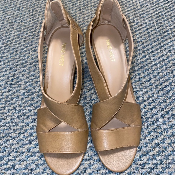 Nine West Shoes - Tan heels